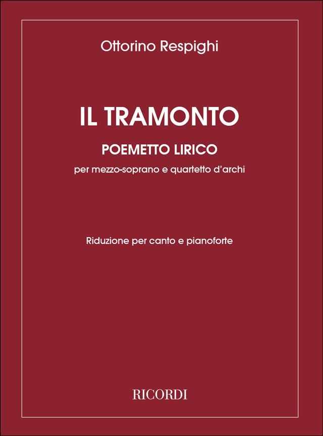 Il Tramonto - pro zpěv a klavír